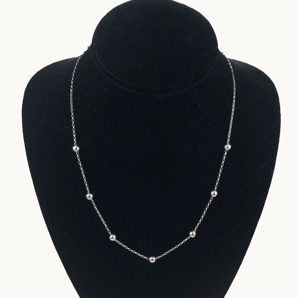 14K Italian White Gold Milor Necklace – Estate Beads & Jewelry