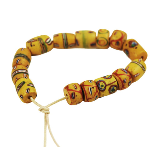 Antique Yellow African Trade Beads – Estate Beads & Jewelry